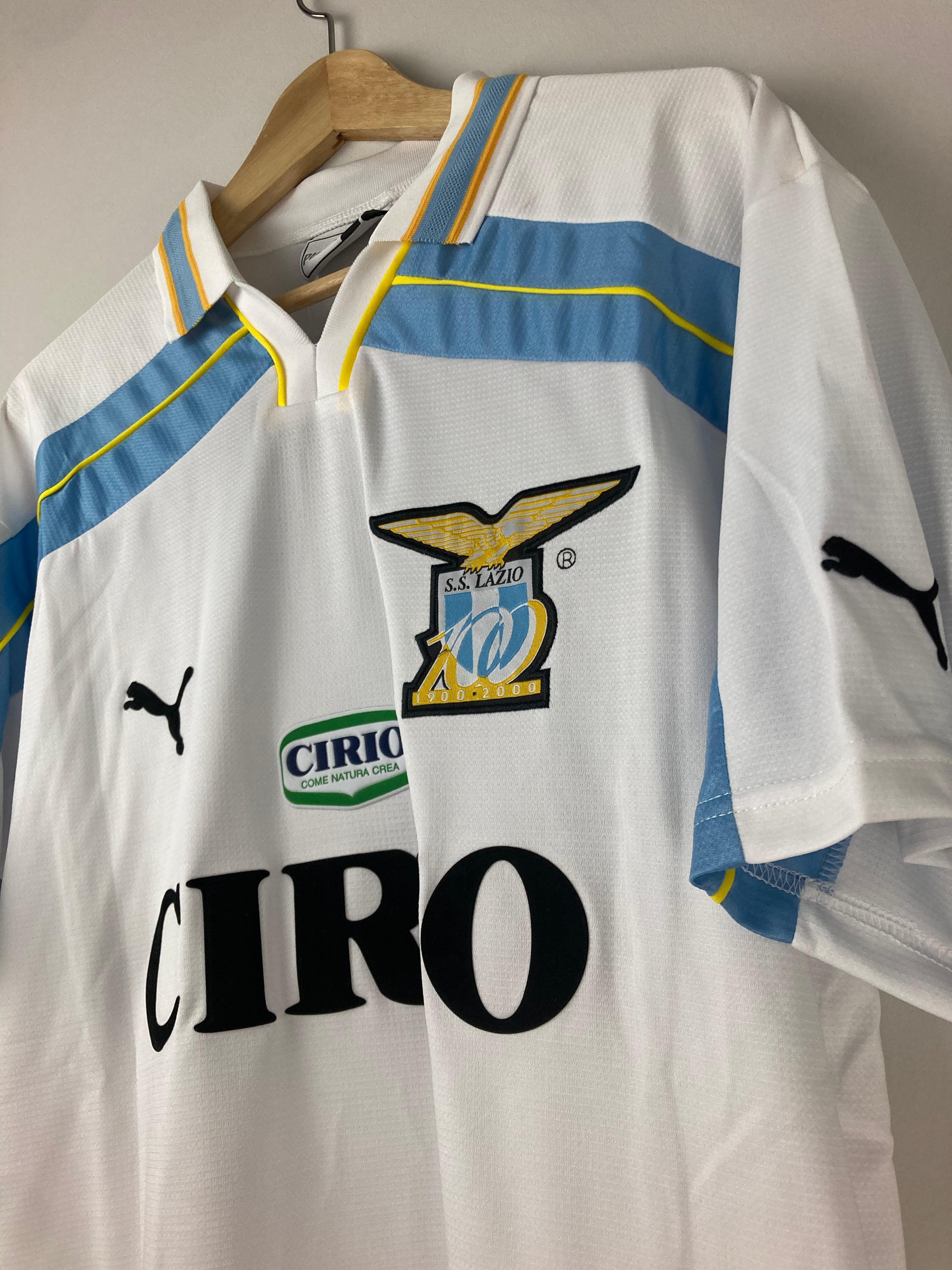 Camiseta Retro Simeone SS Lazio 1999-00 - Fútbol Club Vintage