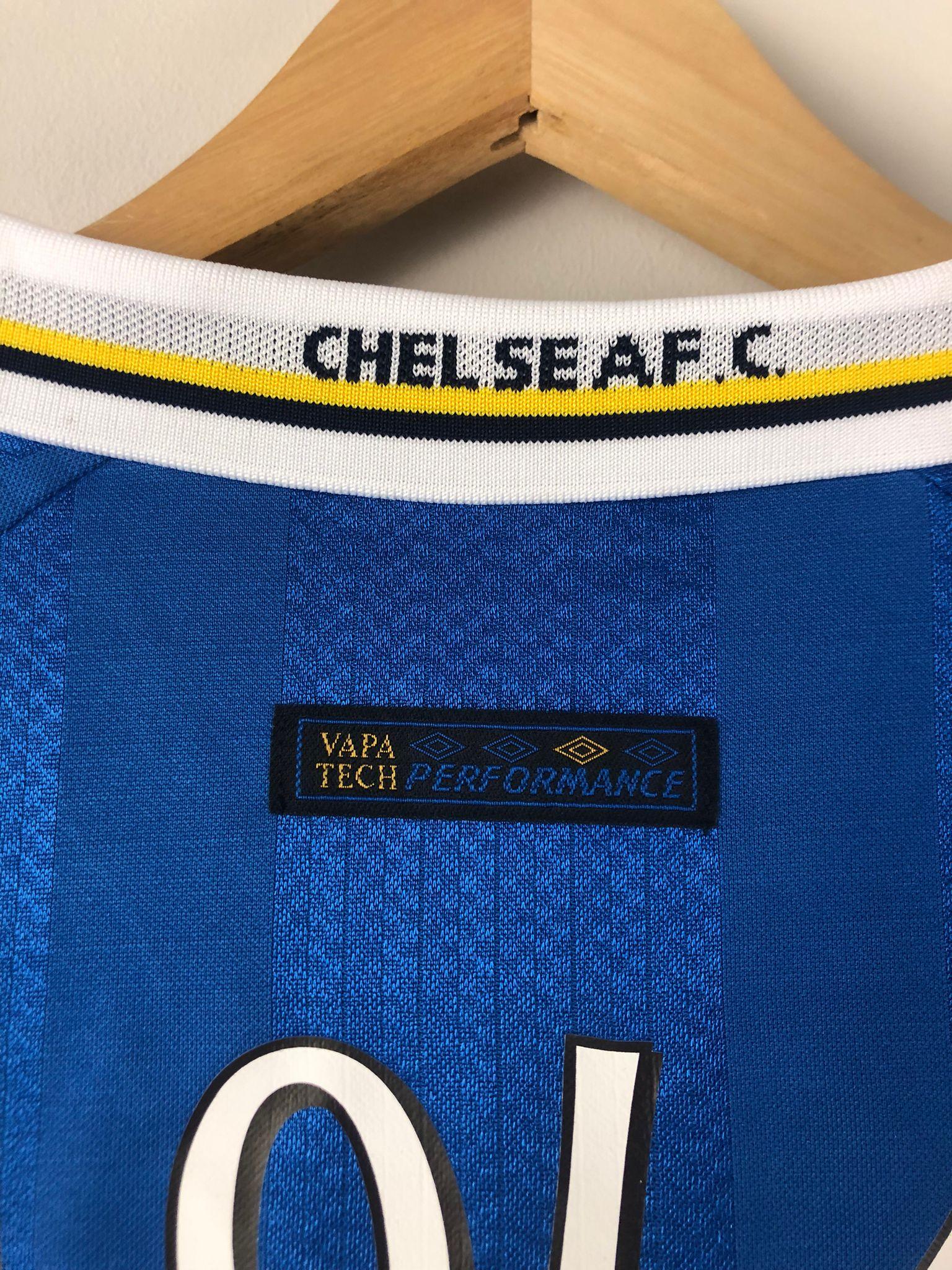 Camiseta Clásica Zola Chelsea FC 1997-99 - Fútbol Club Vintage