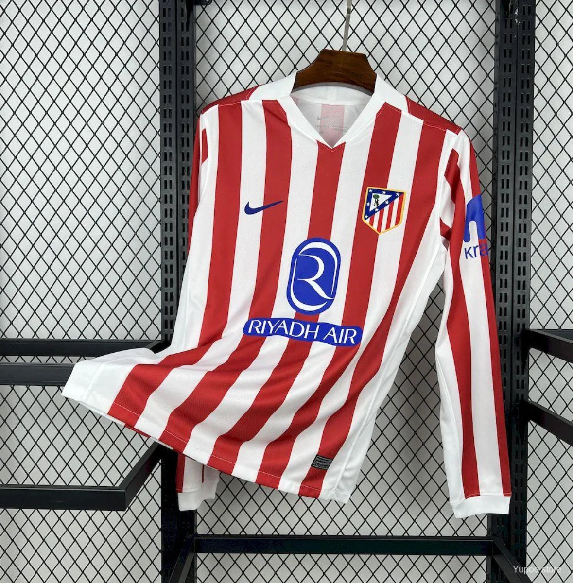 Camiseta Club Atlético de Madrid Manga Larga 2025-26 - Fútbol Club Vintage