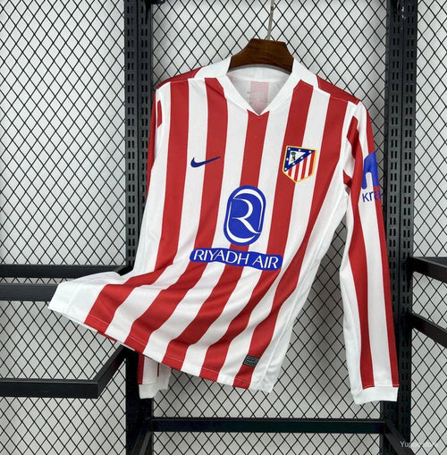 Camiseta Club Atlético de Madrid Manga Larga 2025-26 - Fútbol Club Vintage