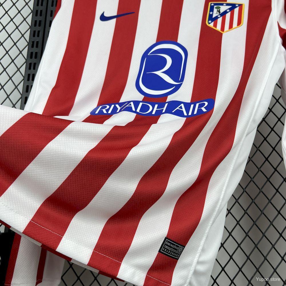 Camiseta Club Atlético de Madrid Manga Larga 2025-26 - Fútbol Club Vintage