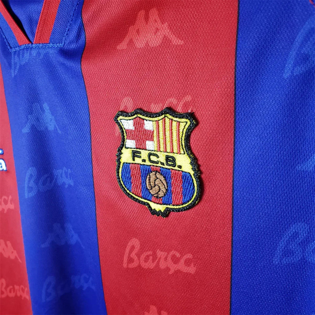 Camiseta Retro Barcelona 1996-97 Manga Larga - Fútbol Club Vintage