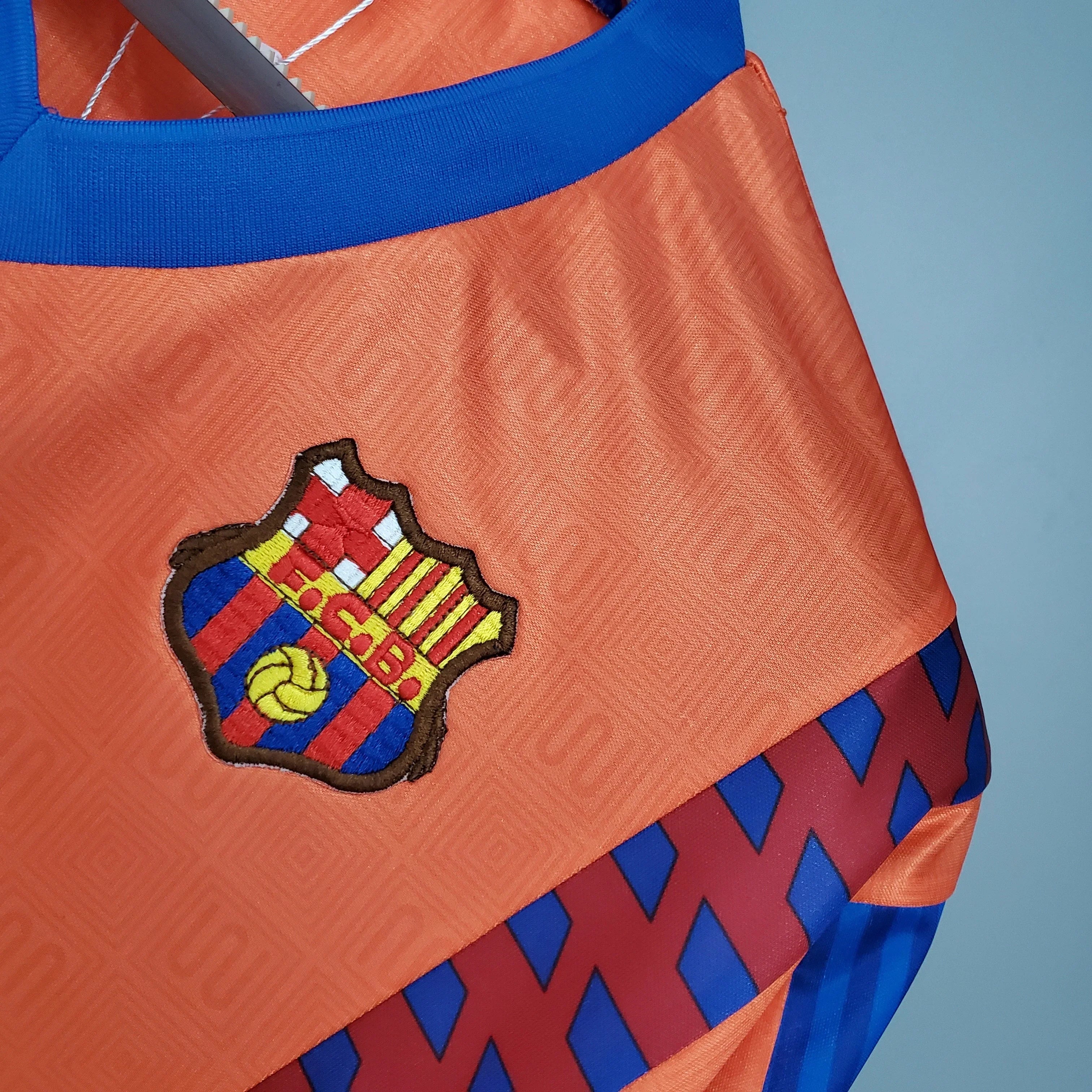 Camiseta Retro FC Barcelona Visitante 1989-92 - Fútbol Club Vintage