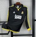 Camista Retro Real Madrid Visitante Manga Larga 1998-99 - Fútbol Club Vintage