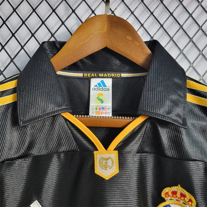 Camista Retro Real Madrid Visitante Manga Larga 1998-99 - Fútbol Club Vintage