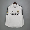 Camiseta Clásica Real Madrid Manga Larga 2005-06 - Fútbol Club Vintage