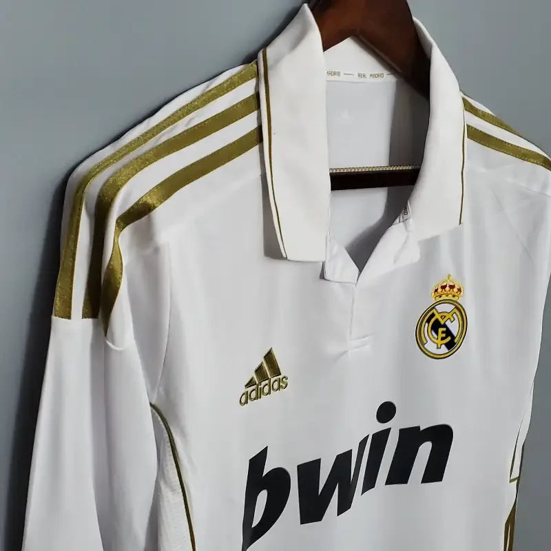 Camiseta Retro Real Madrid Manga Larga 2011-12 - Fútbol Club Vintage