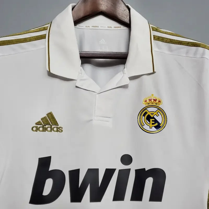 Camiseta Retro Real Madrid Manga Larga 2011-12 - Fútbol Club Vintage