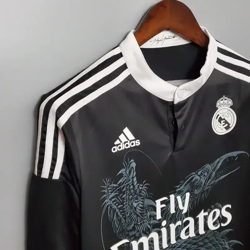 Camiseta Clásica Real Madrid Visitante (3ª) Manga Larga 2014-15 - Fútbol Club Vintage
