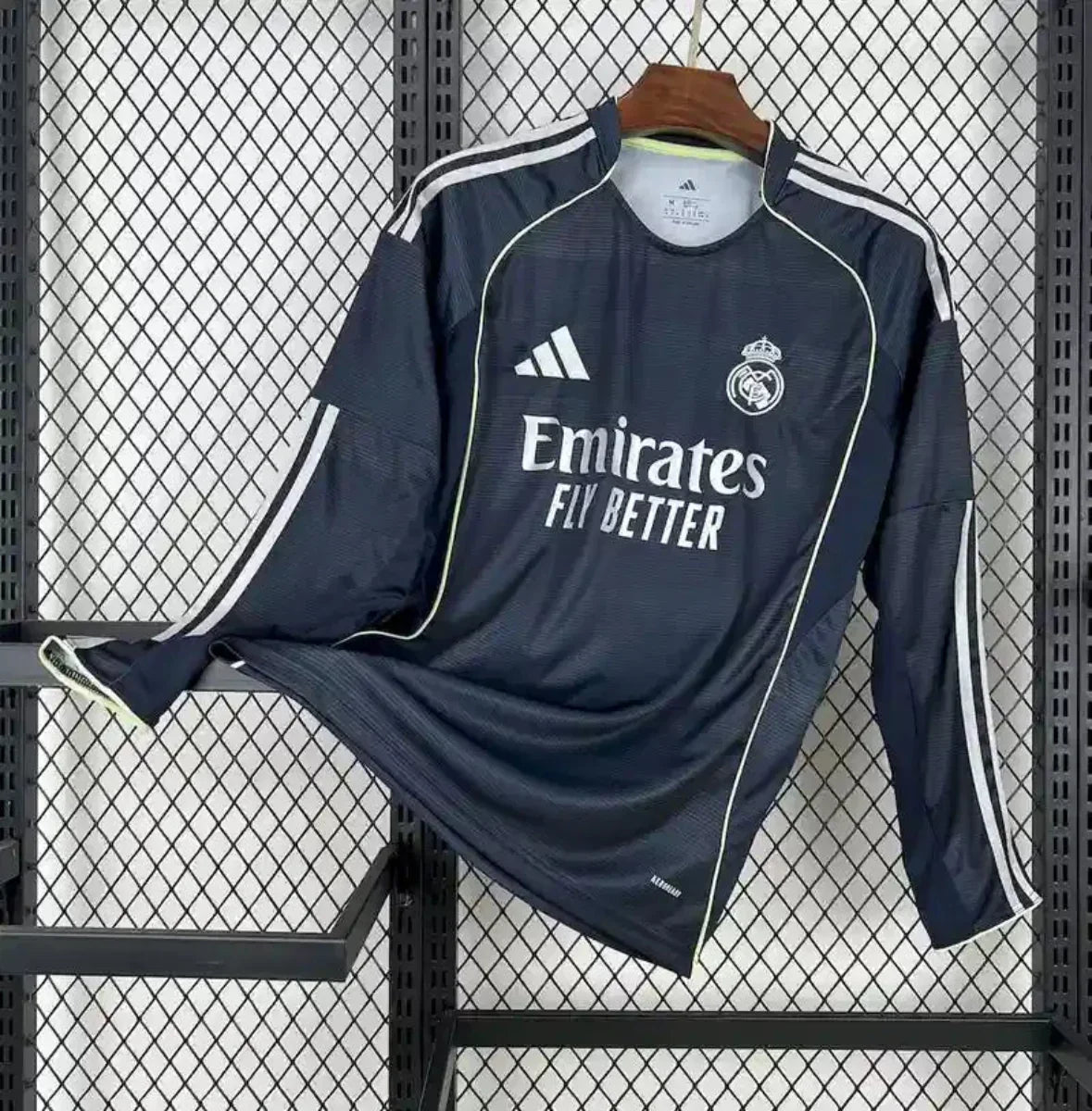 Camiseta Real Madrid Visitante Mangas Largas 2025-26 - FÚTBOL RETRO CAMISETAS