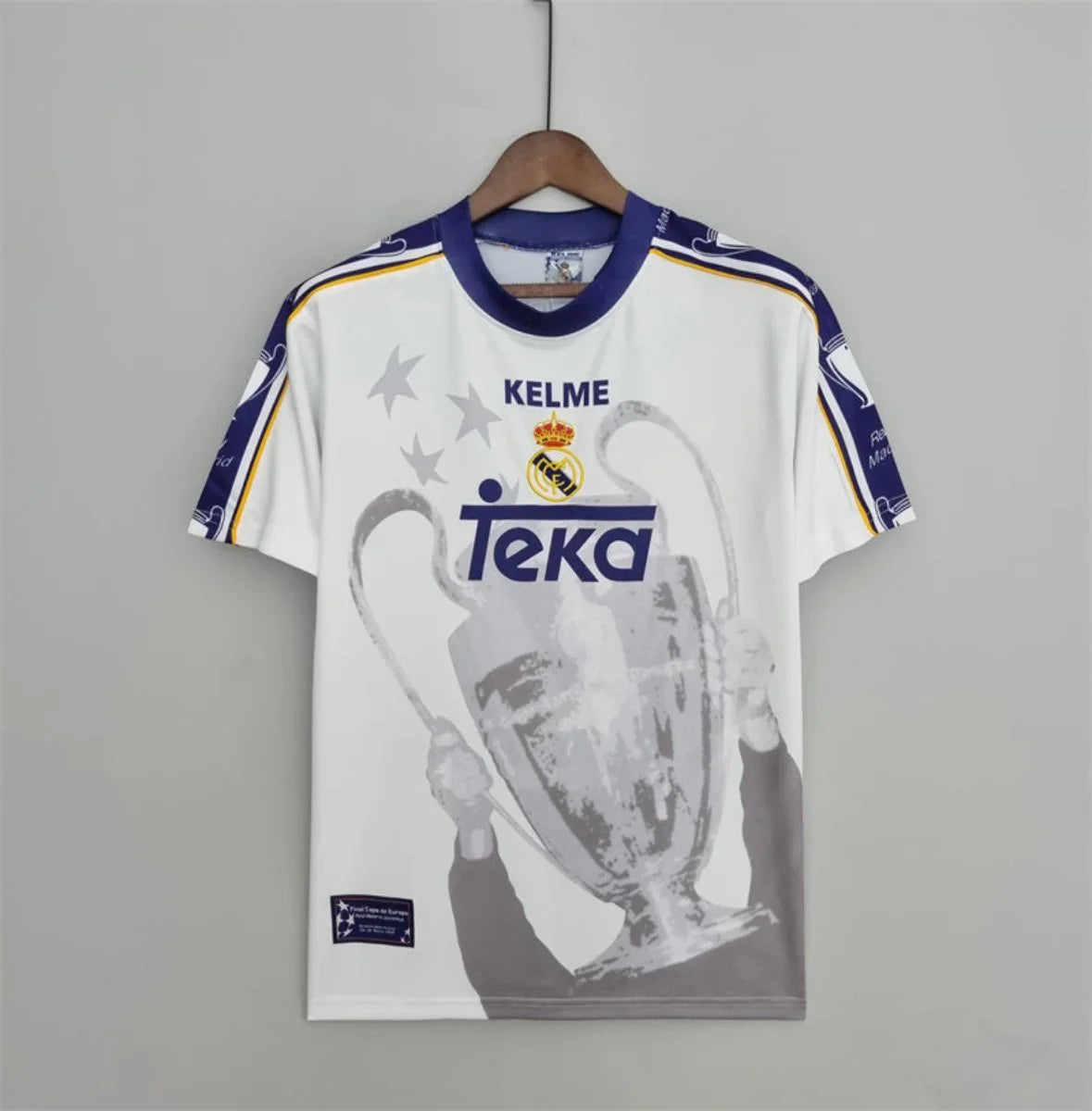 Camiseta Retro Real Madrid Conmemoración 7 Champions 1997 - Fútbol Club Vintage