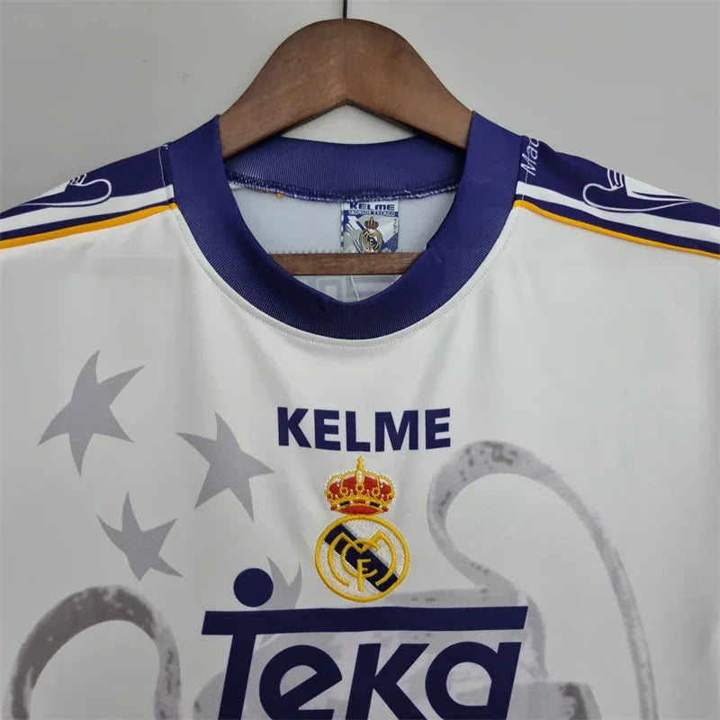 Camiseta Retro Real Madrid Conmemoración 7 Champions 1997 - Fútbol Club Vintage