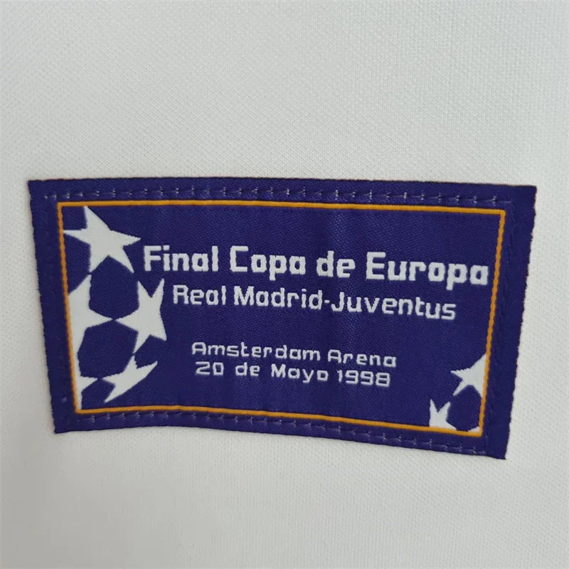 Camiseta Retro Real Madrid Conmemoración 7 Champions 1997 - Fútbol Club Vintage