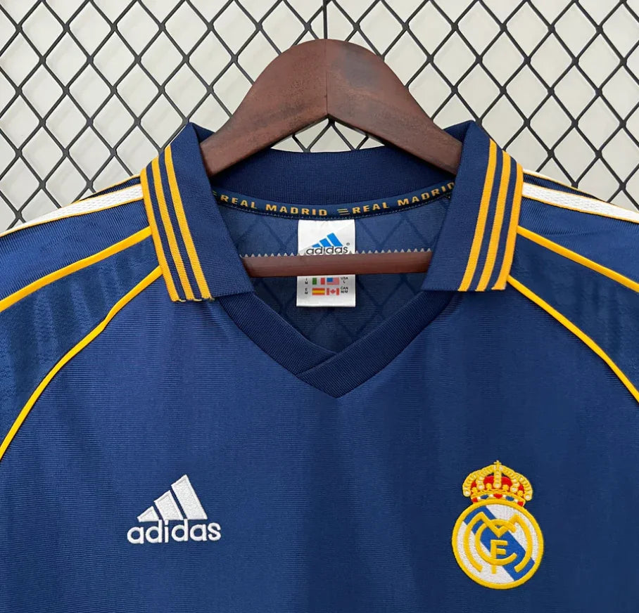 Camiseta Retro Real Madrid Visitante (3º) 1998 - Fútbol Club Vintage