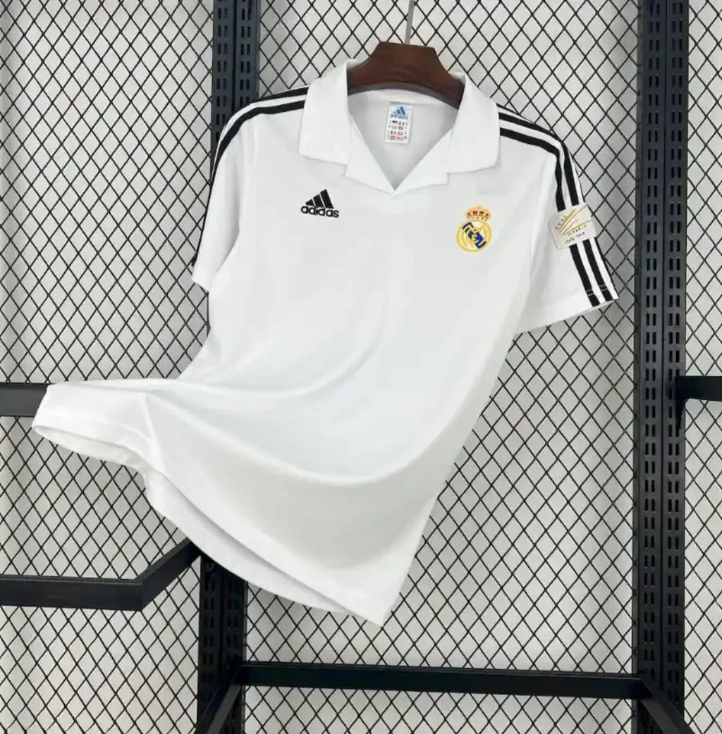 Camiseta Clásica Real Madrid 2001-02 - Fútbol Club Vintage
