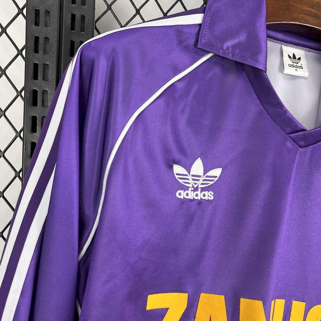 Camiseta Retro Real Madrid Manfa Larga Visitante 1984 - Fútbol Club Vintage