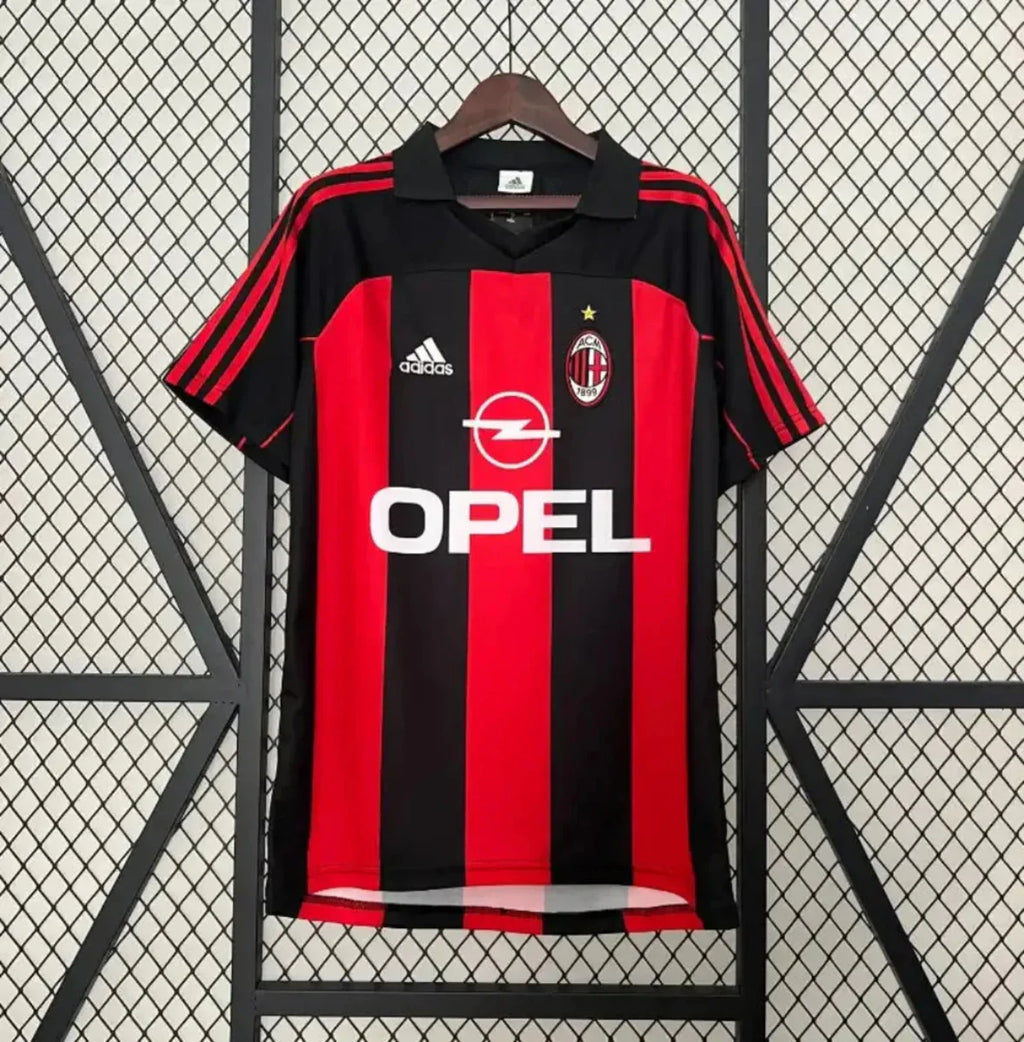Camiseta Retro AC Milán 2000-02 - Fútbol Club Vintage
