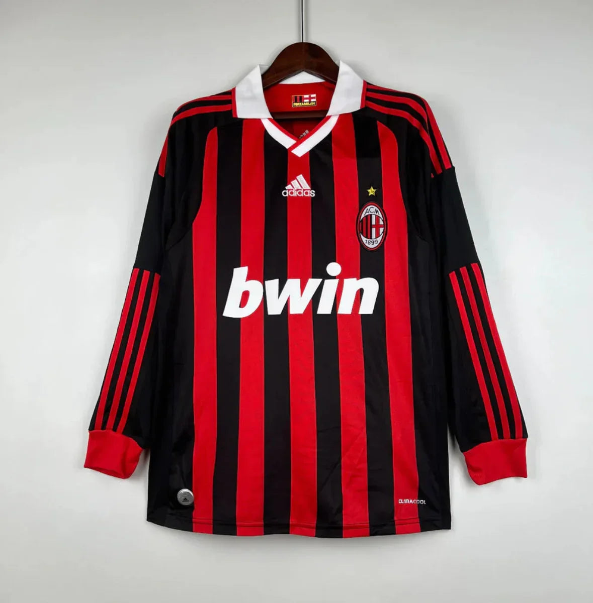 Camiseta Retro AC Milán Manga Larga 2009-10 - Fútbol Club Vintage