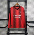 Camiseta Retro AC Milán Manga Larga 2023-24 - Fútbol Club Vintage