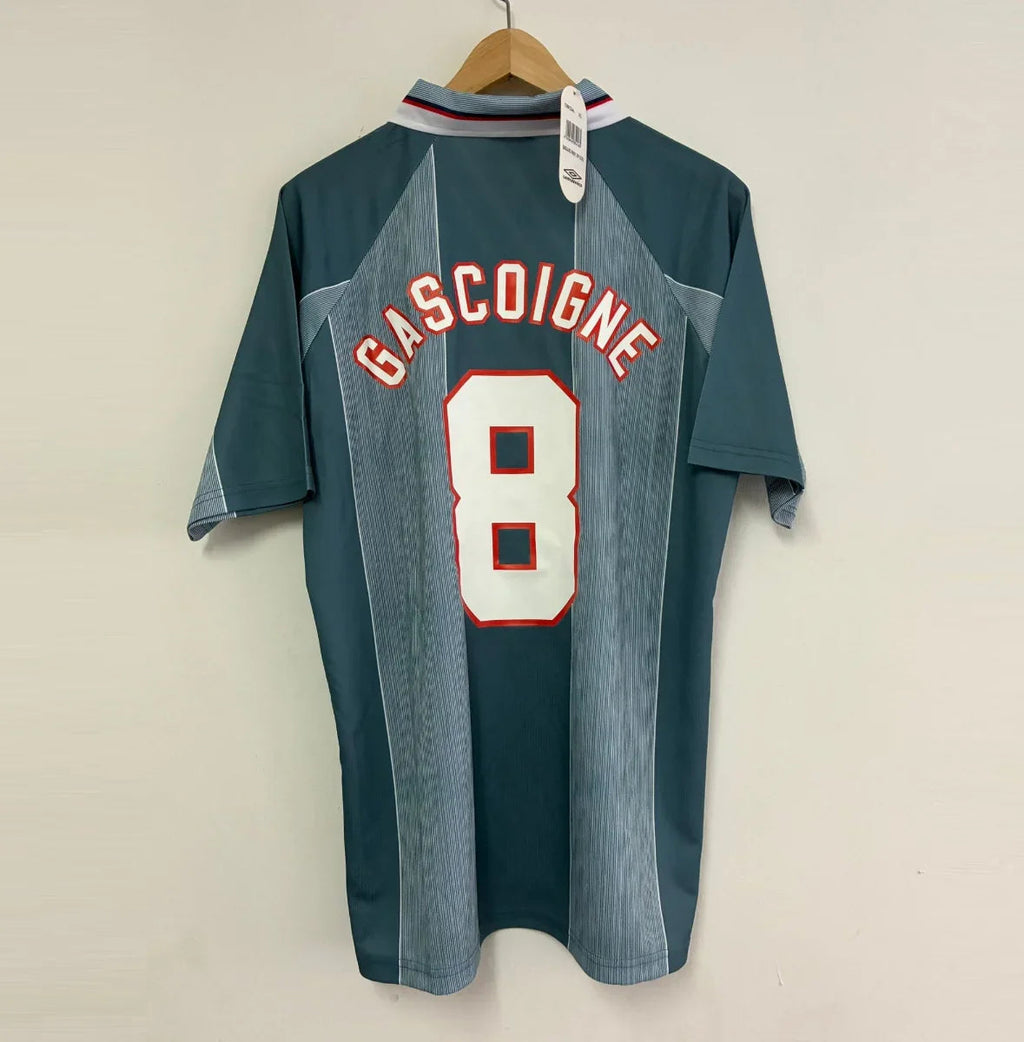 Camiseta Retro Gascoigne Inglaterra Visitante 1996 - Fútbol Club Vintage