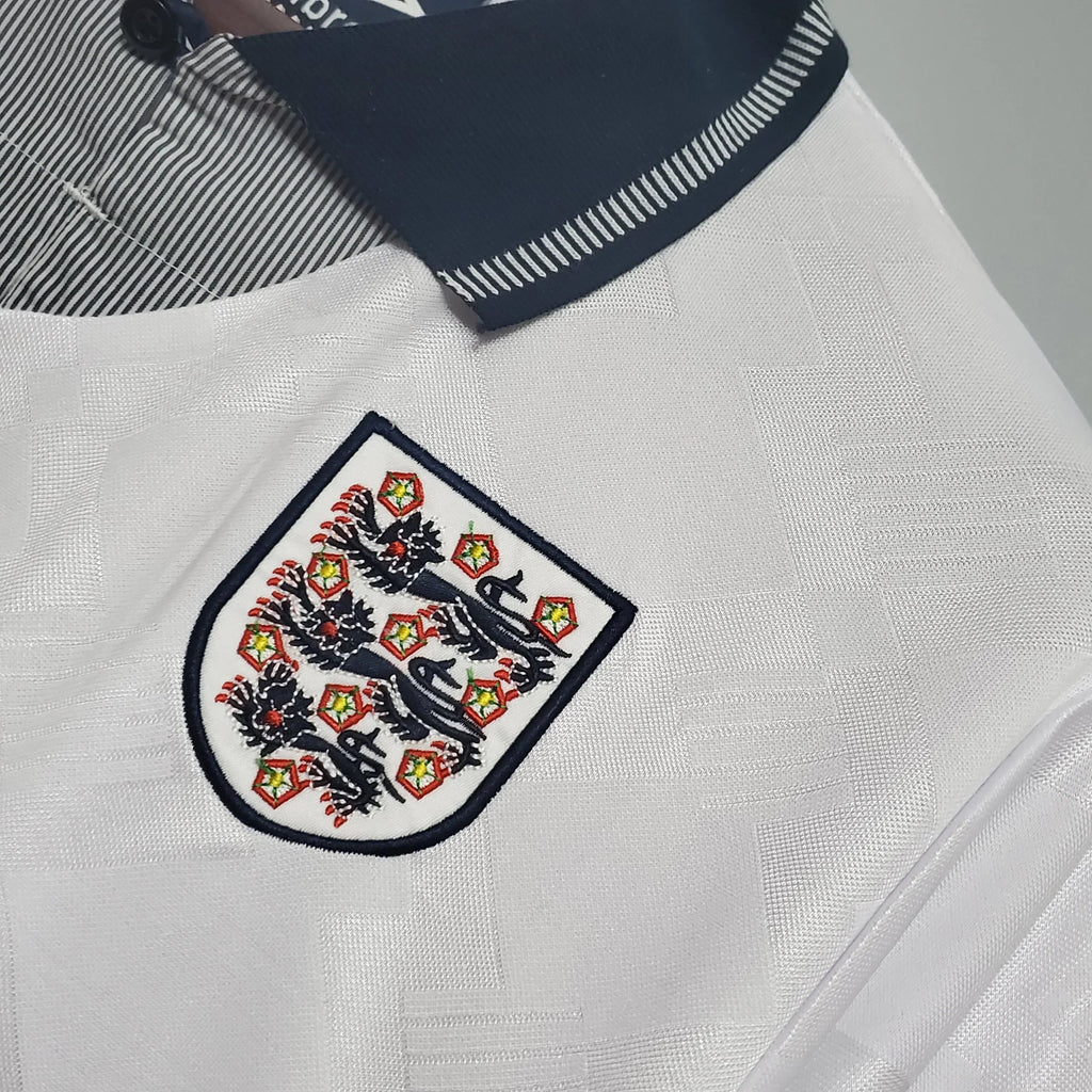 Camiseta Retro Inglaterra 1990 - Fútbol Club Vintage