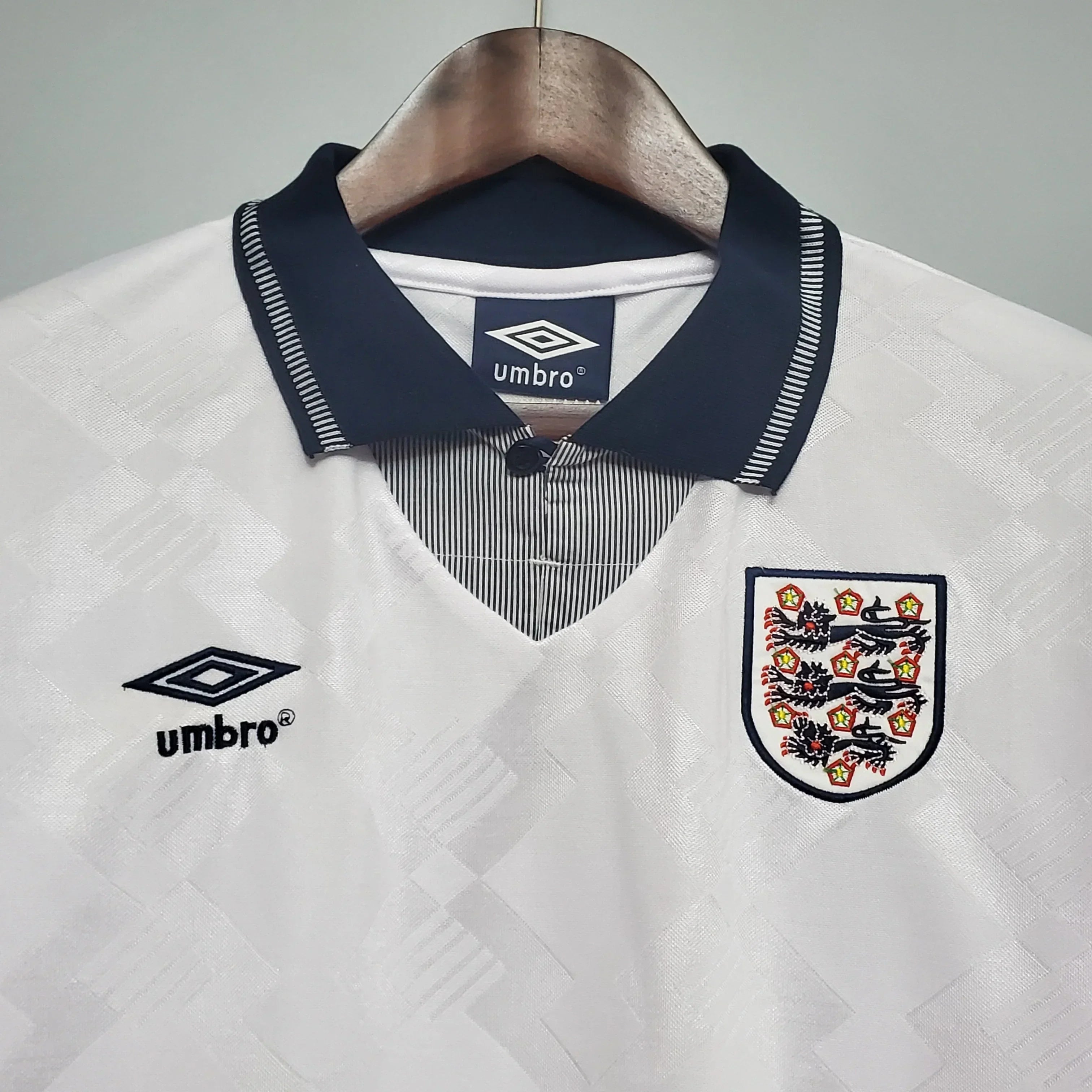 Camiseta Retro Inglaterra 1990 - Fútbol Club Vintage