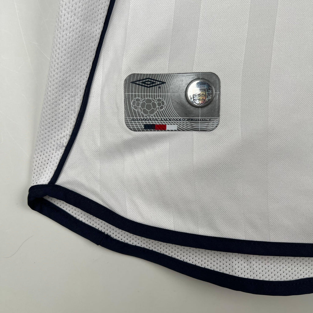 Camiseta Retro Inglaterra 2002 - Fútbol Club Vintage