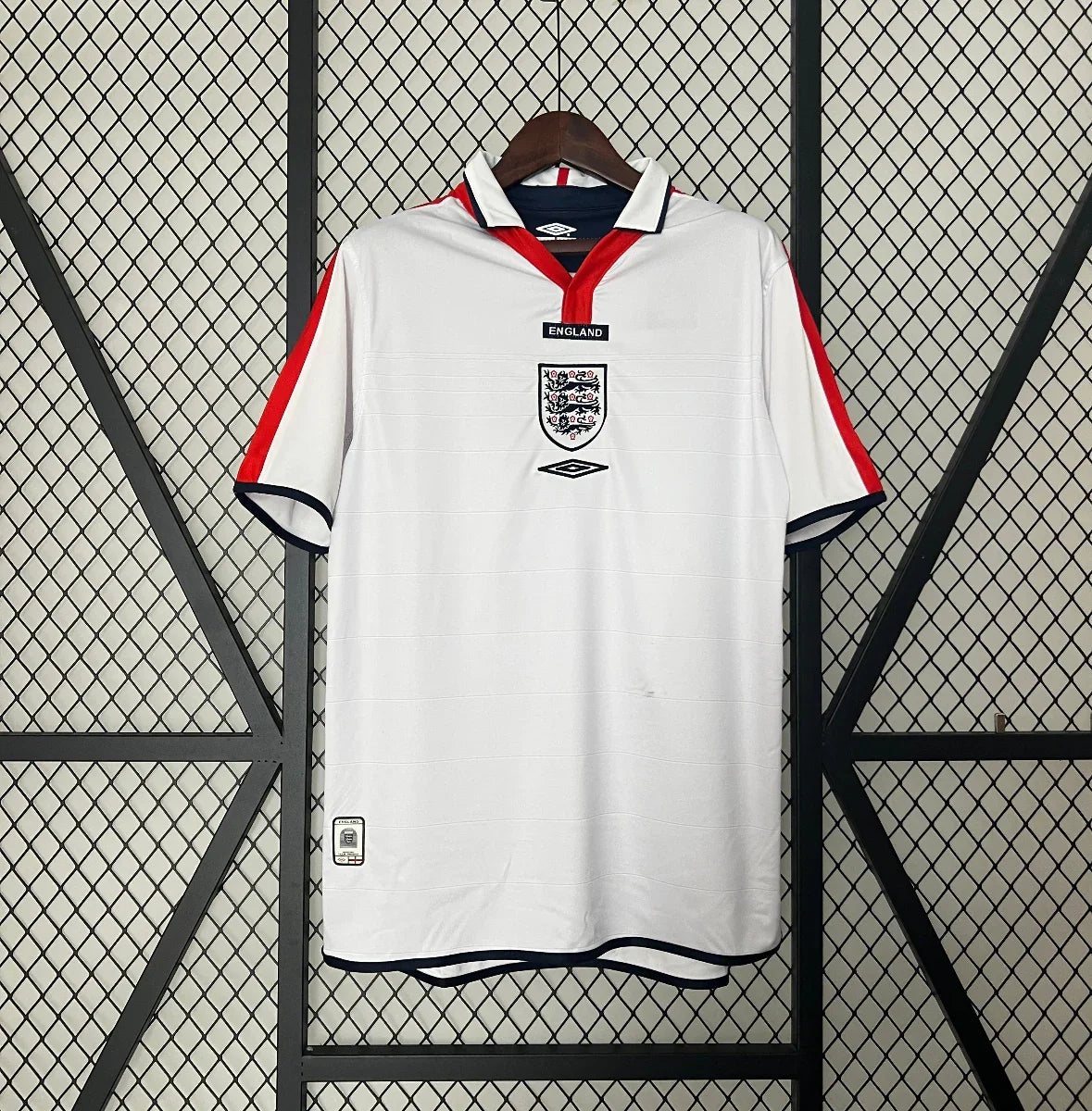 Camiseta Retro Inglaterra 2004 - Fútbol Club Vintage