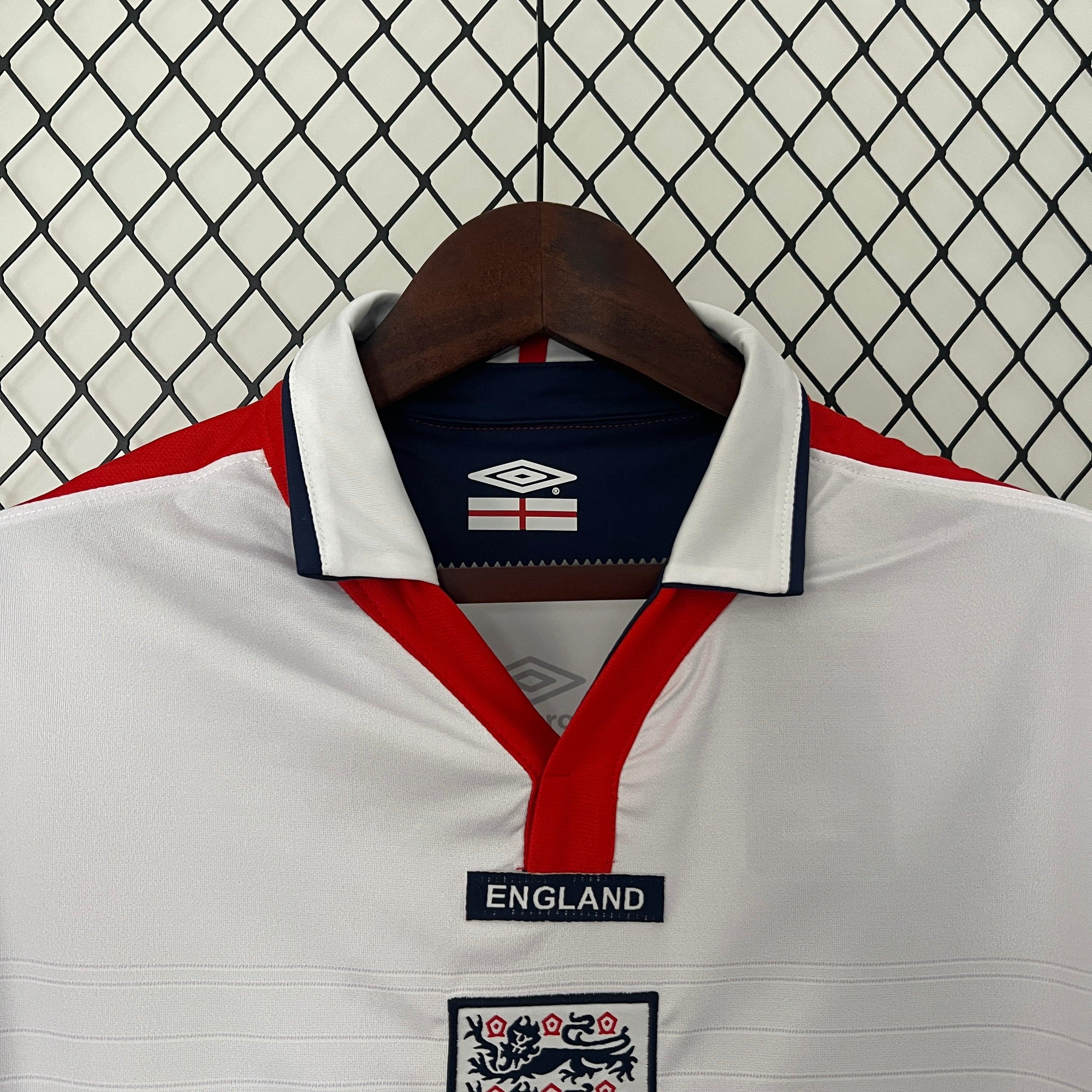 Camiseta Retro Inglaterra 2004 - Fútbol Club Vintage