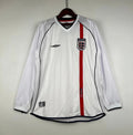 Camiseta Retro Inglaterra Mangas Largas 2002 - Fútbol Club Vintage