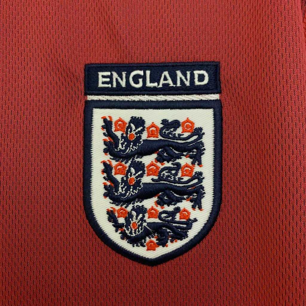 Camiseta Retro Inglaterra Visitante 2002 - Fútbol Club Vintage