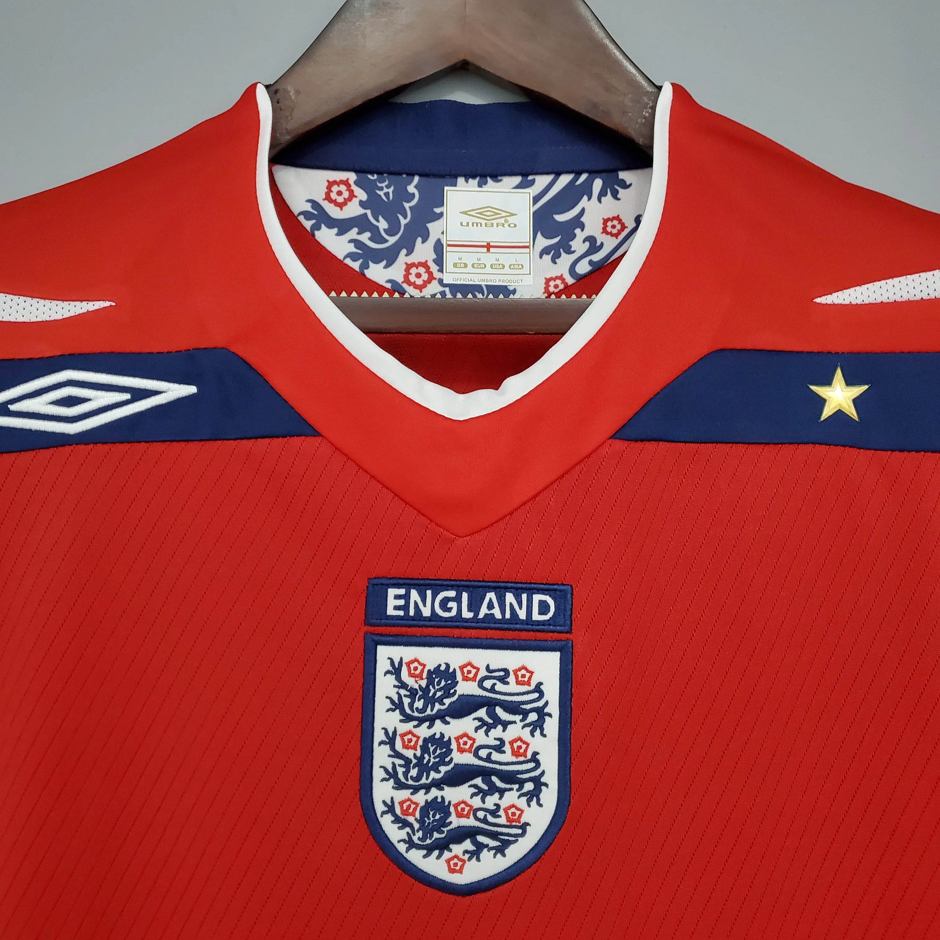 Camiseta Retro Inglaterra Visitante 2008-10 - Fútbol Club Vintage