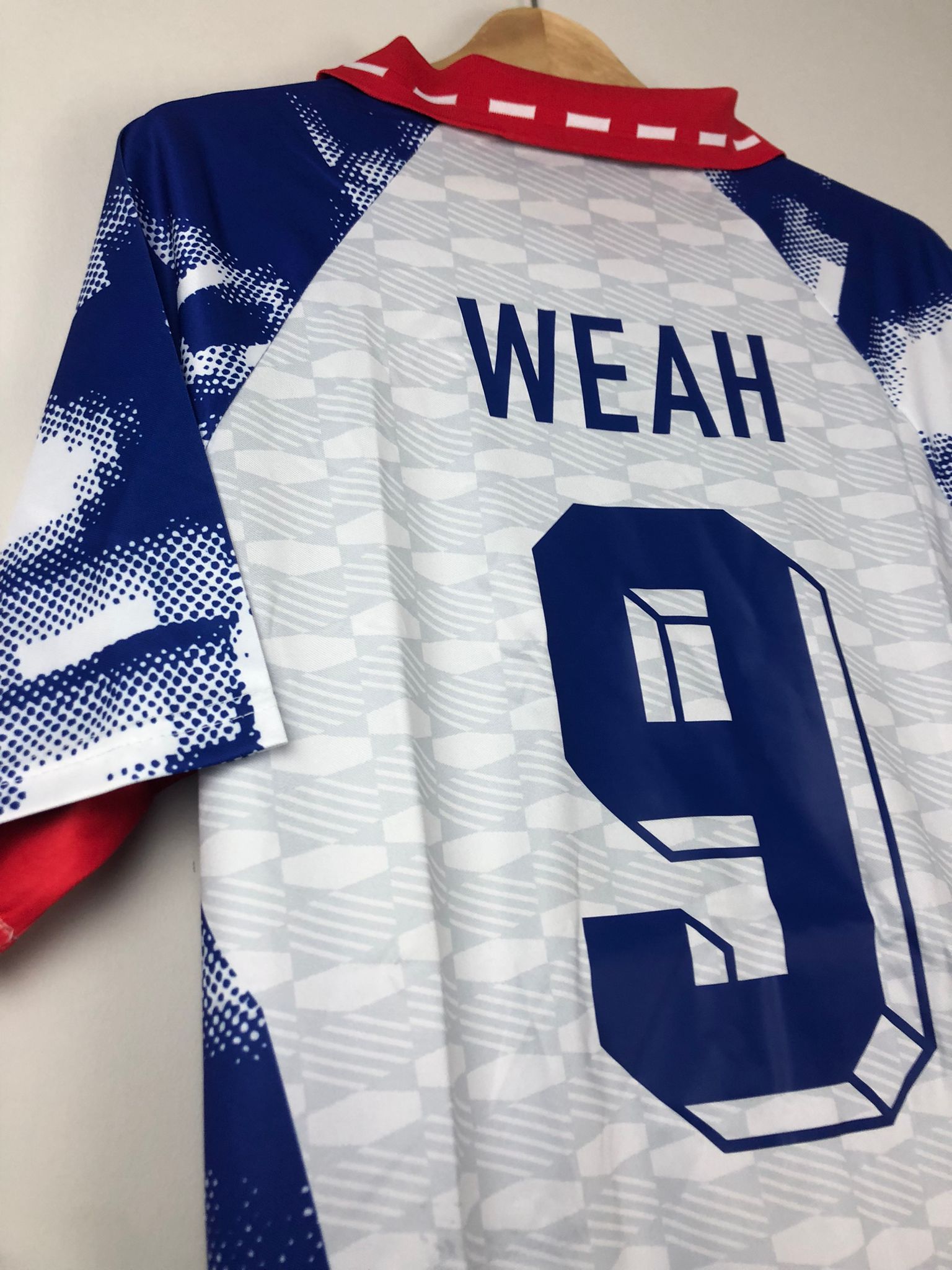 Camiseta Retro Weah PSG FC Visitante 1993