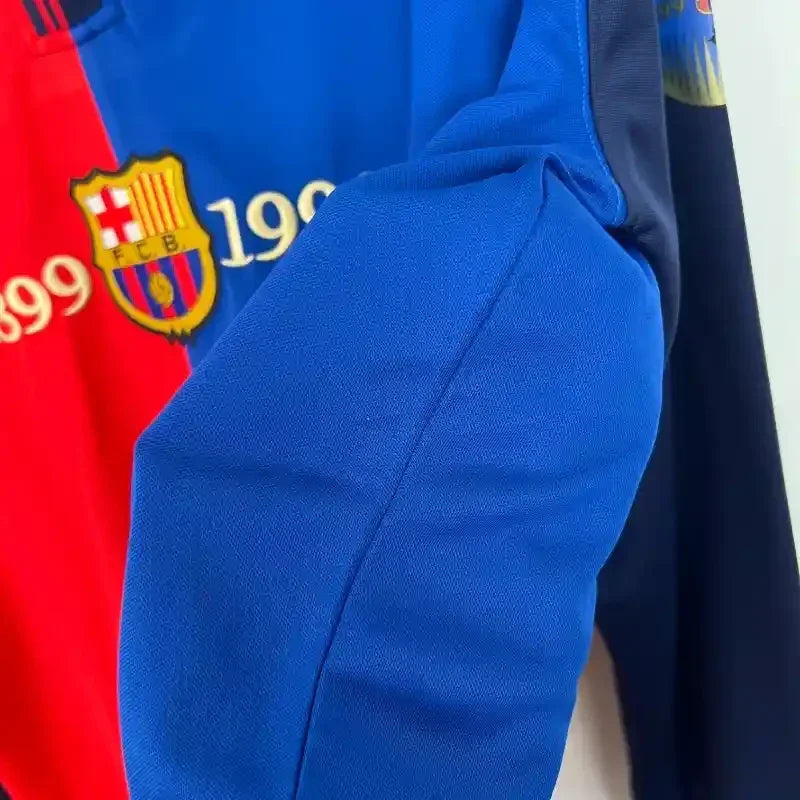 Camiseta Retro de Manga Larga FC Barcelona 1999-00 - Fútbol Club Vintage