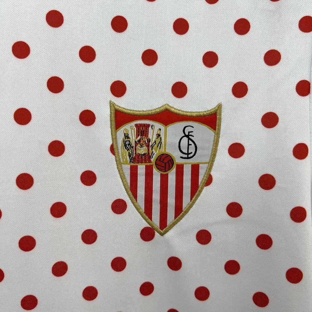 Camiseta Sevilla FC prematch 2025-26 - Fútbol Club Vintage
