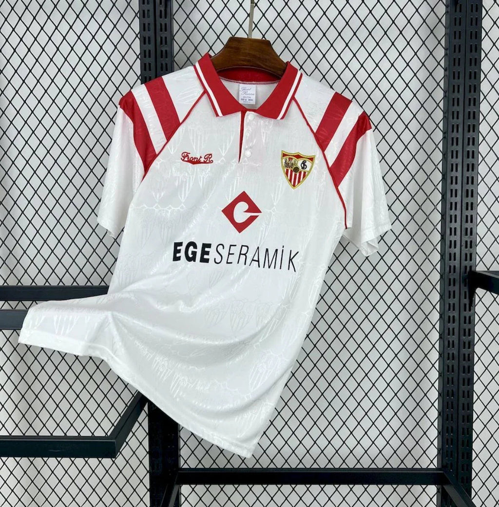 Camiseta Retro Sevilla FC (EGESERAMIK) 1992-93 - Fútbol Club Vintage