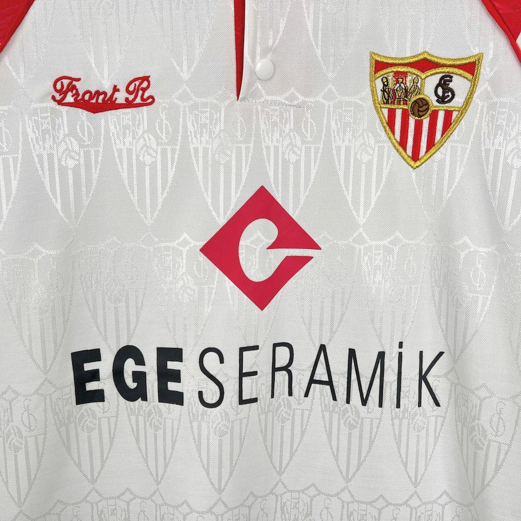 Camiseta Retro Sevilla FC (EGESERAMIK) 1992-93 - Fútbol Club Vintage