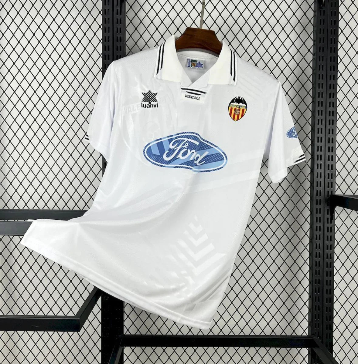 Camiseta Retro Valencia 1999-00 Ford - Fútbol Club Vintage