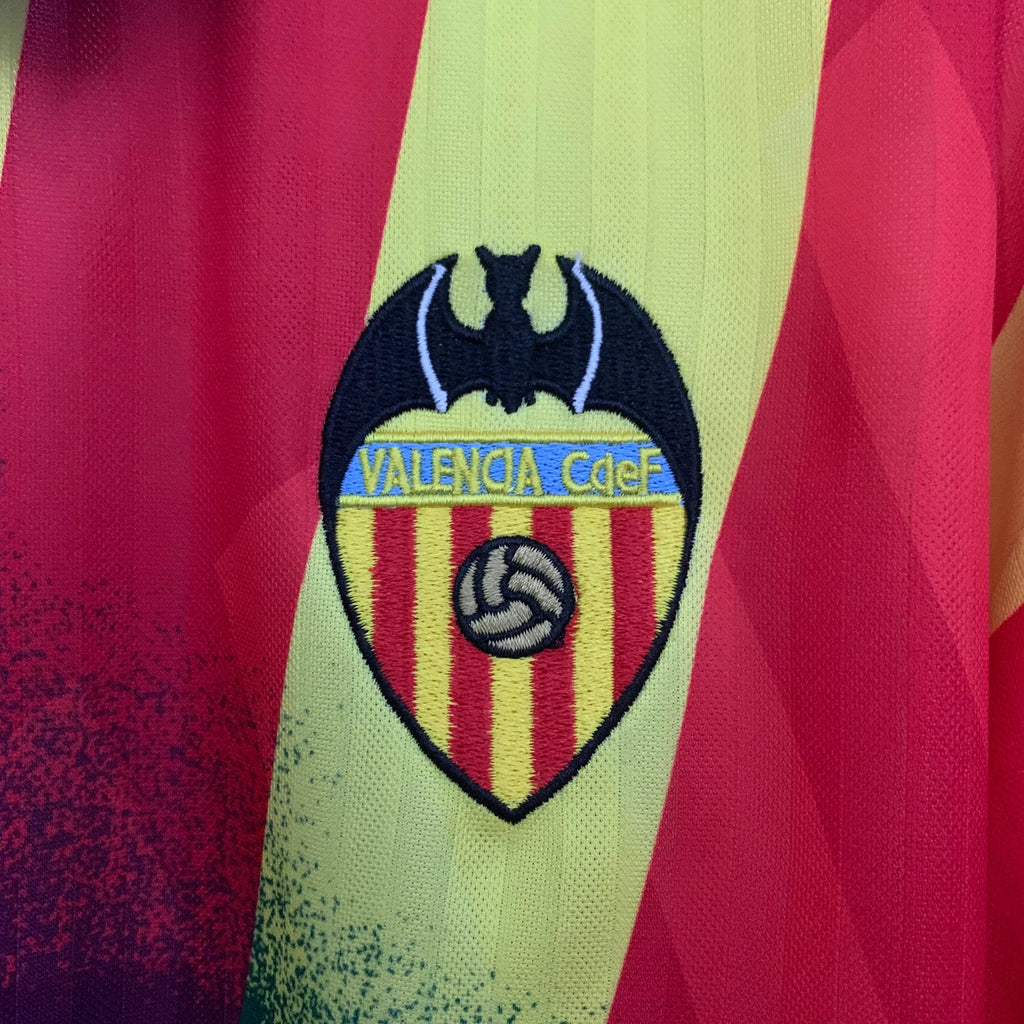 Camiseta Retro Valencia Visitante 1995-96 - Fútbol Club Vintage