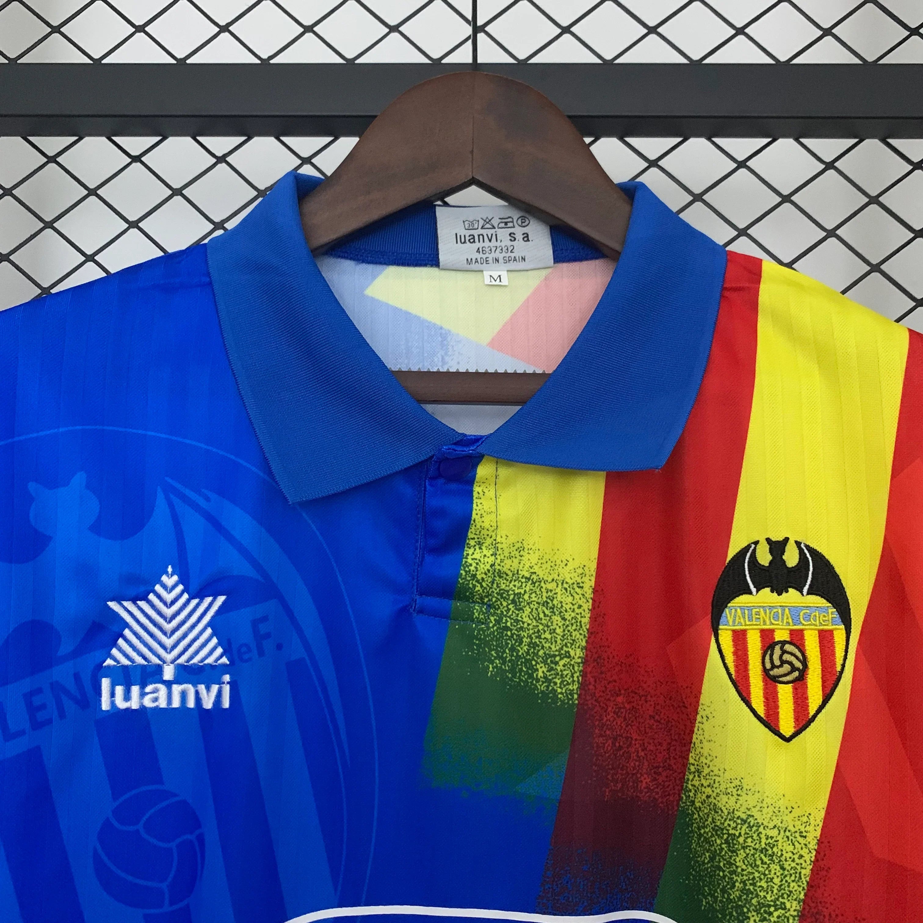 Camiseta Retro Valencia Visitante 1995-96 - Fútbol Club Vintage