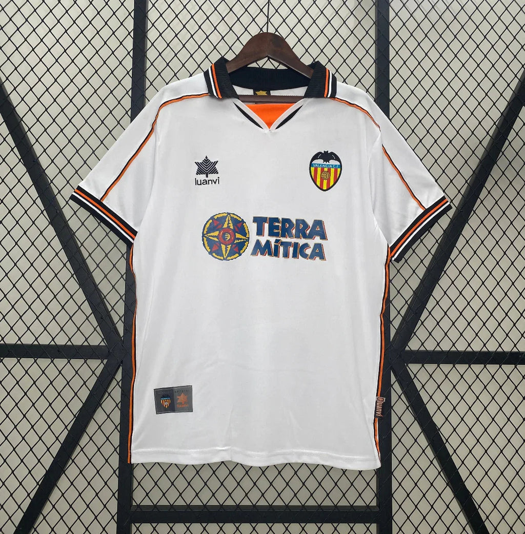 Camiseta Retro Valencia 1999-00 - Fútbol Club Vintage