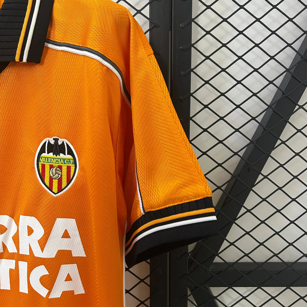 Camiseta Retro Valencia Visitante 1999-00 - Fútbol Club Vintage