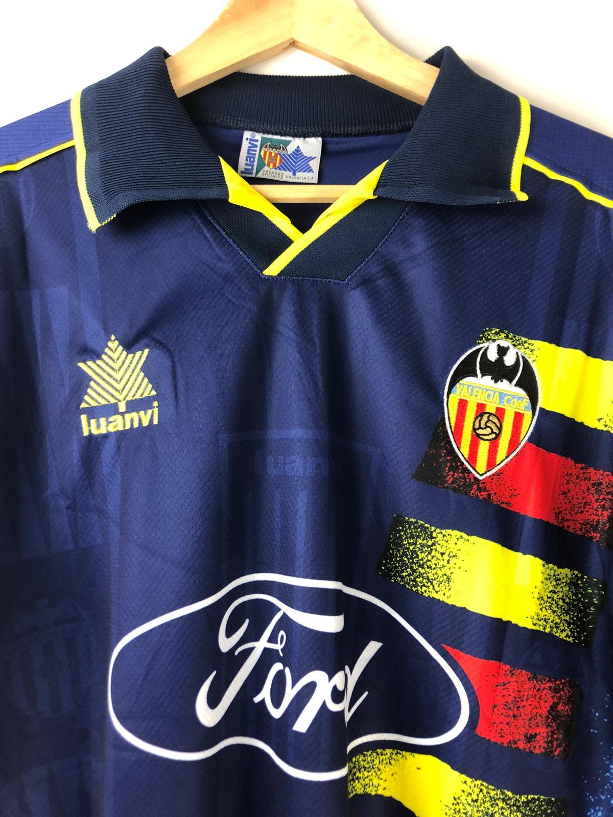 Camiseta Retro Romario Valencia CF Visitante 1996-97 - Fútbol Club Vintage