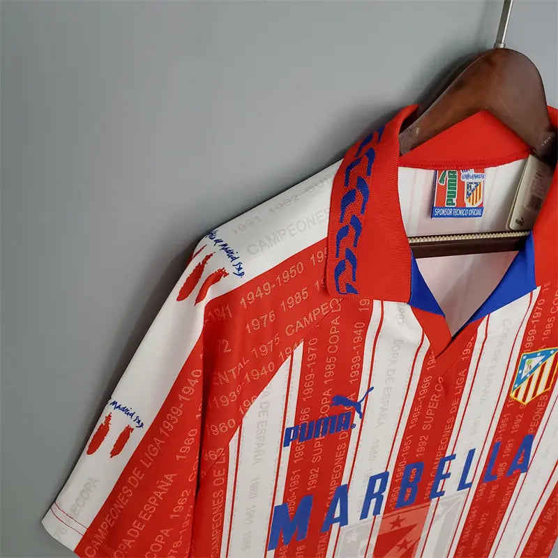 Camiseta Atlético de Madrid Retro 1995-96 Local