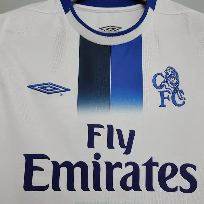 Camiseta Retro Chelsea FC Visitante Manga Larga 2003-05 - Fútbol Club Vintage