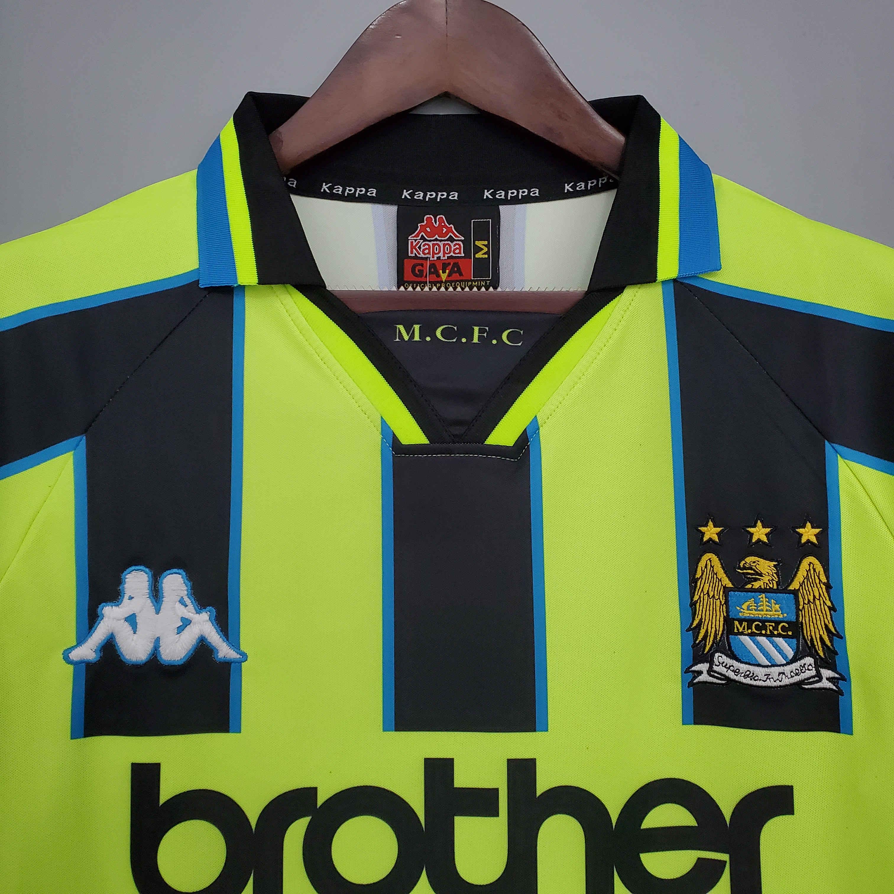 Camiseta Retro Manchester City FC Visitante 1998-99 - Fútbol Club Vintage