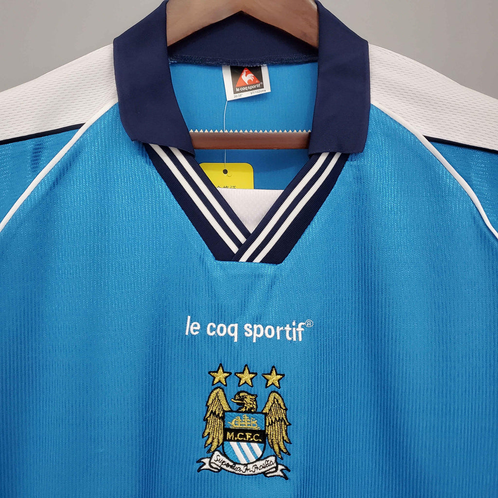 Camiseta Retro Manchester City FC 2000-01 - Fútbol Club Vintage