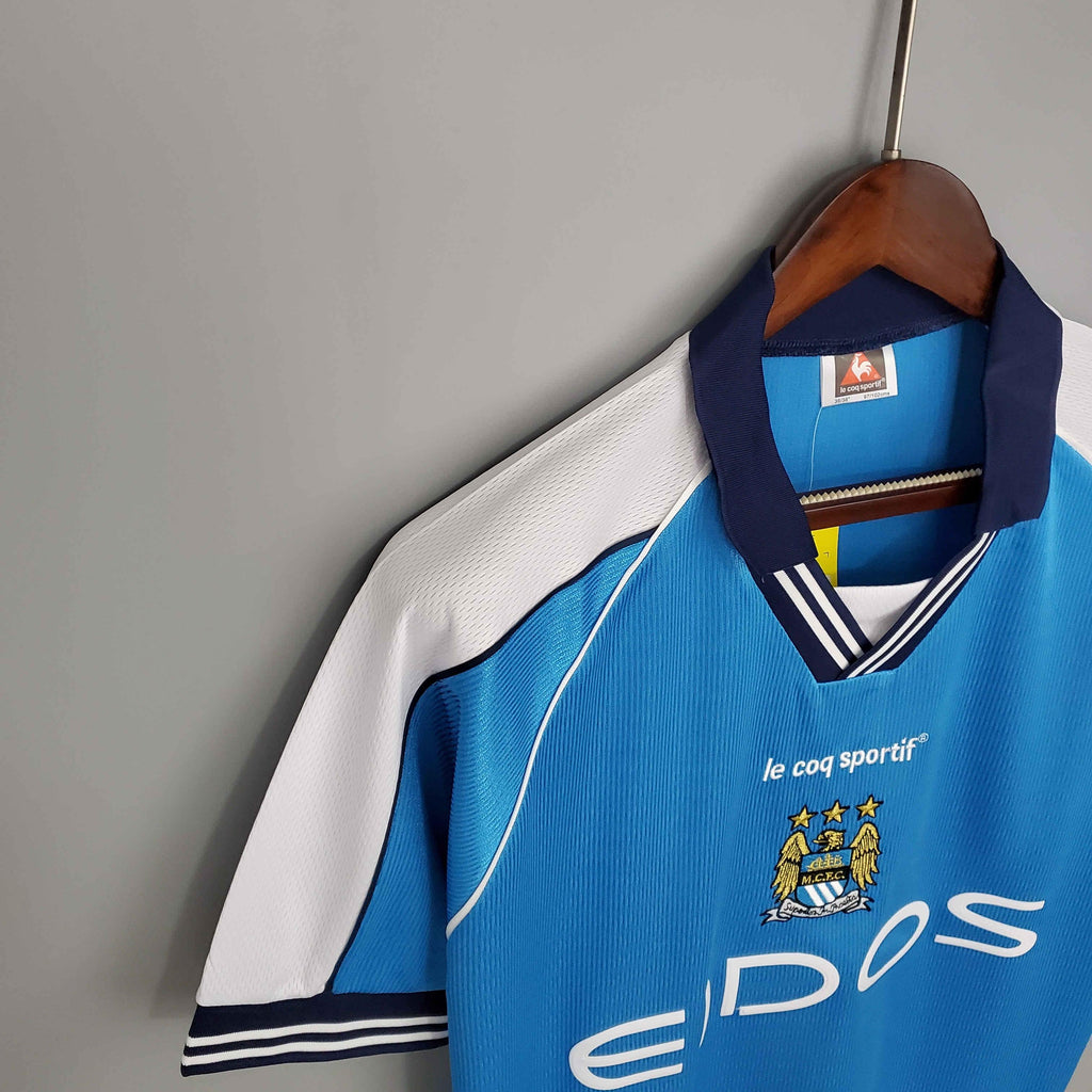 Camiseta Retro Manchester City FC 2000-01 - Fútbol Club Vintage