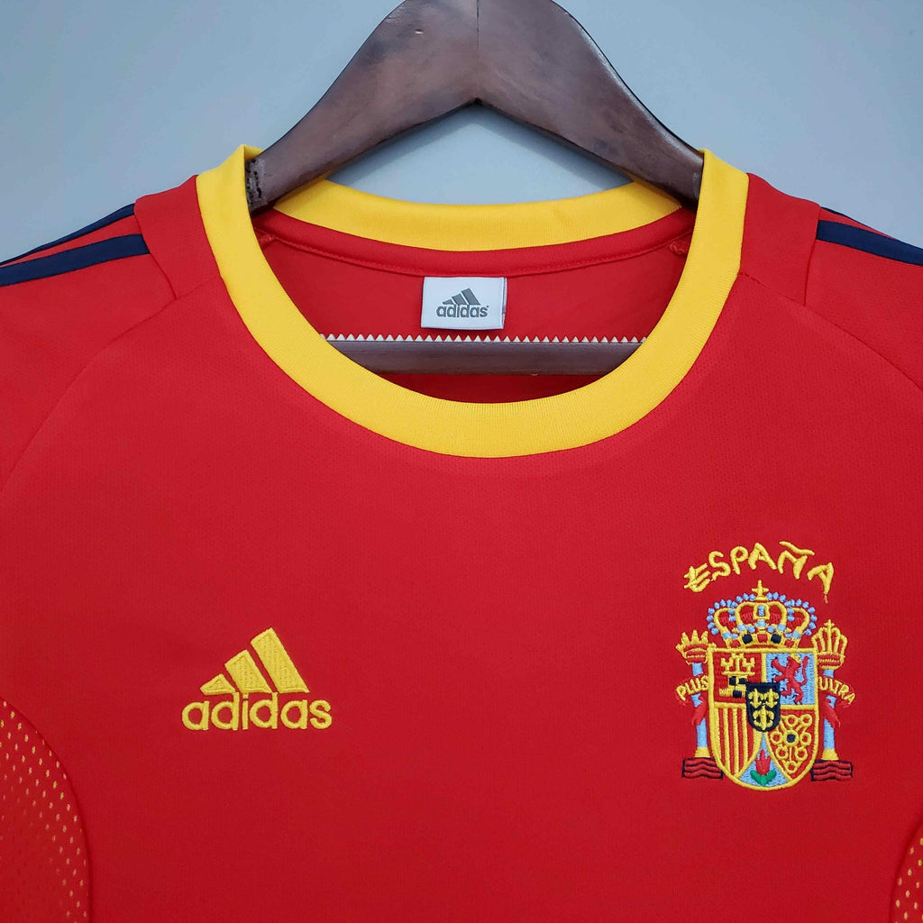 Camiseta Retro España 2002-04 - Fútbol Club Vintage