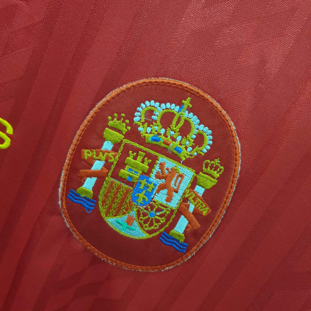 Camiseta Retro España 1994-96 Pep Guardiola - Fútbol Club Vintage